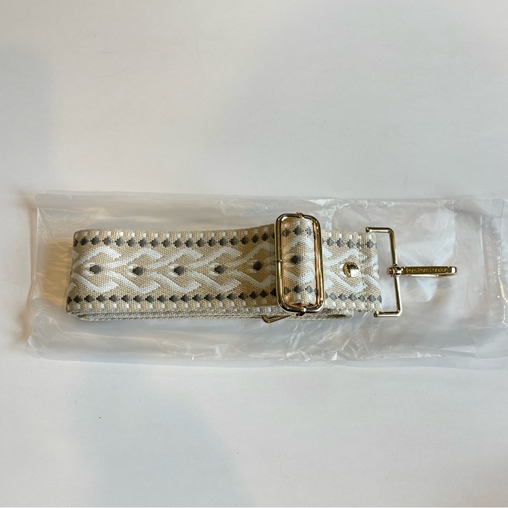 Pom Pom London Neutral Bag Strap